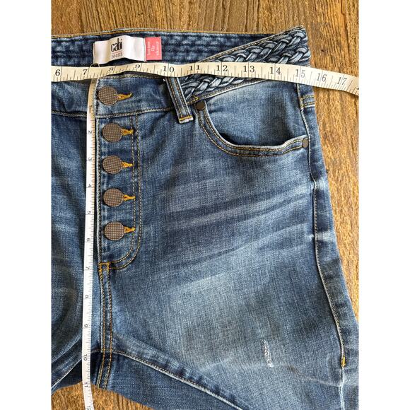 Cabi Mia Button Fly Skinny Braided Waistband Jeans - Picture 7 of 7
